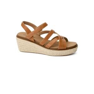 NEW CORKYS FOOTWEAR women's all nighter sandals in cognac